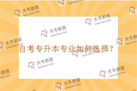 自考专升本专业