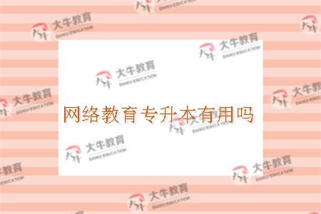网络教育专升本有用吗
