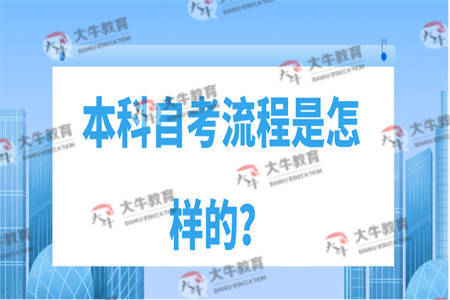 本科自考流程是怎样的？
